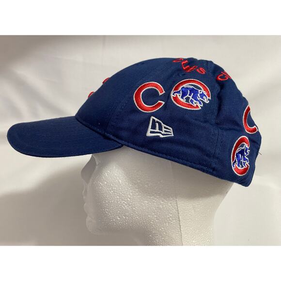 New Era Chicago Cubs Baseball Cap Blue Multi Logo Embroidery Adjustable - Picture 8 of 8